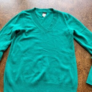J. Crew Cashmere V-Neck Sweater